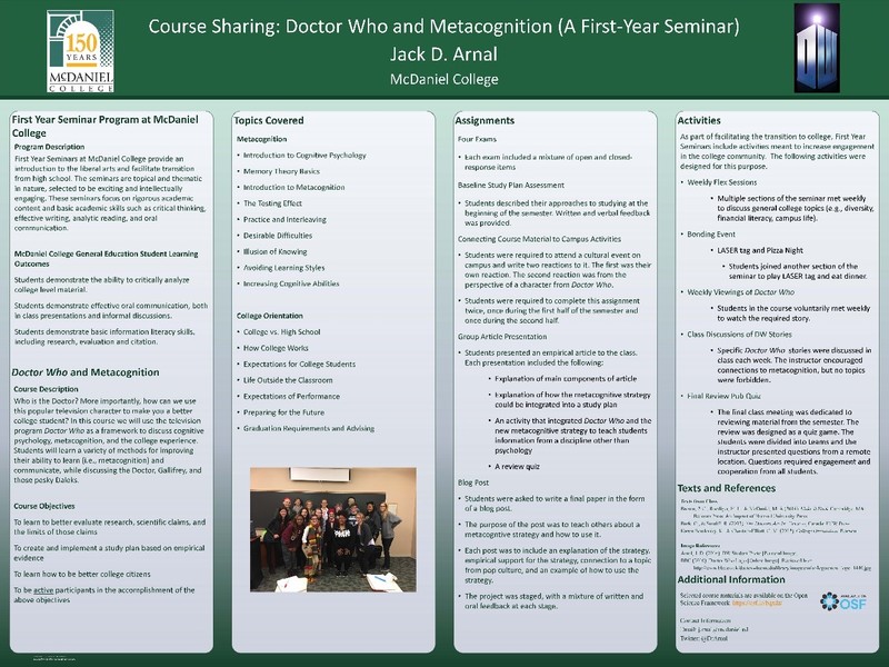 Image: A poster about this course was presented at NITOP 2018